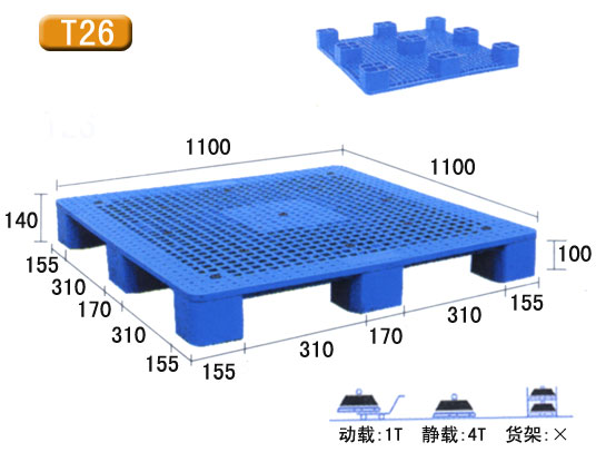 堆叠复合材料托盘